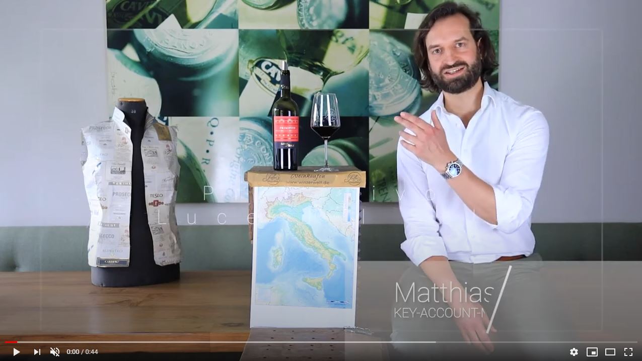 Primitivo Puglia IGT Luce del Sole Apulien Rotwein kaufen münchen | Saffer's WinzerWelt