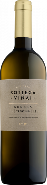Nosiola Trentino DOC Bottega Vinai Trentin Weißwein trocken