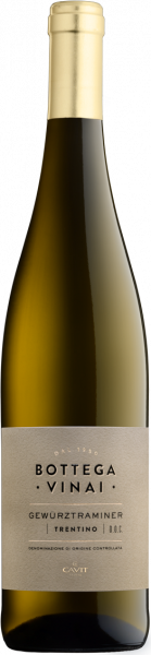 Gewürztraminer Trentino DOC Bottega Vinai Trentin Weißwein trocken