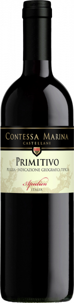Primitivo Puglia IGT Contessa Marina Apulien Rotwein trocken | Saffer's WinzerWelt