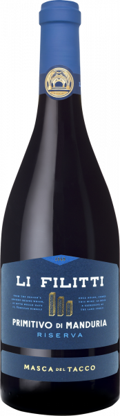 Li Filitti Primitivo di Manduria DOP Riserva Masca del Tacco Apulien Rotwein trocken