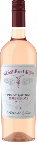 Pinot Grigio Blush Terre Siciliane IGT Messer del Fauno Roséwein Sizilien trocken