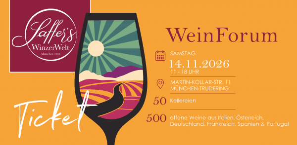 TICKET | 14.11.2026 | WeinForum | Saffer Hausmesse in München