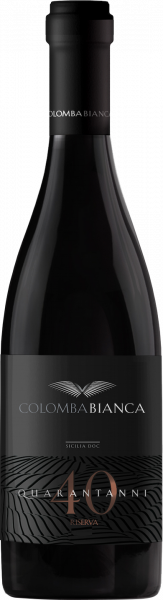 Quarantanni Rosso Sicilia DOC Riserva Colomba Bianca Sizilien Rotwein halbtrocken